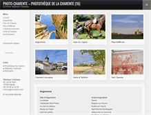 Tablet Screenshot of photo-charente.com